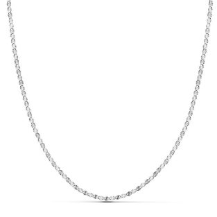 18K CADENA MACIZA DIAMANTADA 50CM 1.5 MM