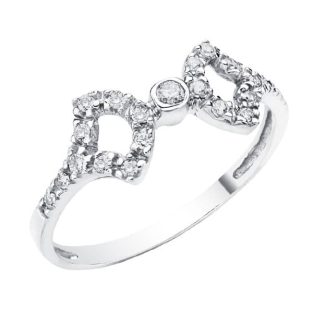 18K SORTIJA CIRCONITAS ORO BLANCO