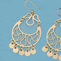 18K AROS CALADOS PLANOS 6.65 GR