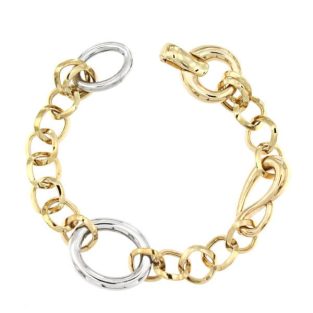 18K PULSERA BICOLOR 20.5 CM