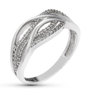 18K SORTIJA ORO BLANCO CIRCONITAS