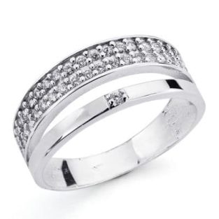 9K SORTIJA ORO BLANCO 43 CIRCONITAS