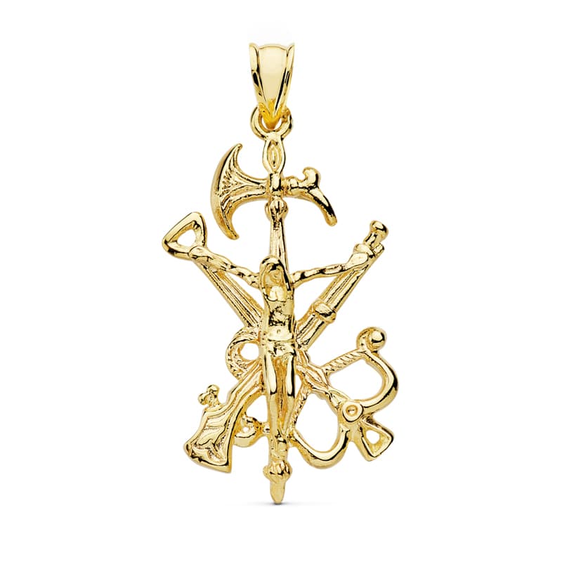 18K CRISTO LEGION 44X22 MM