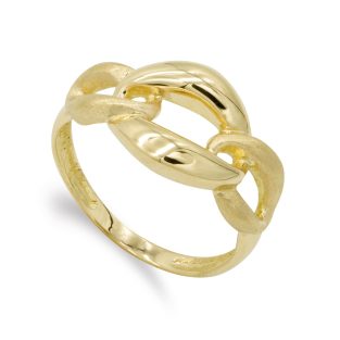 18K SORTIJA ORO ROJO MATE Y BRILLO