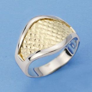 18K SORTIJA BICOLOR