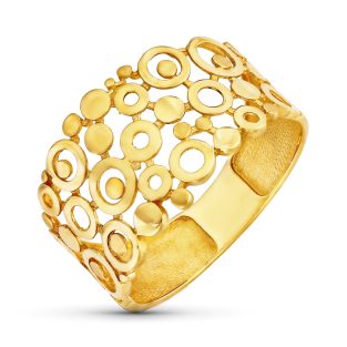 18K SORTIJA ORO AMARILLO CIRCULOS.