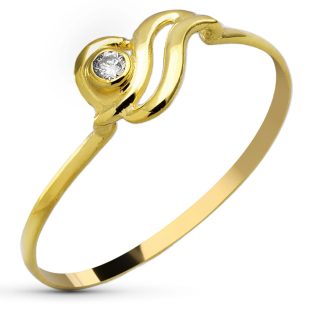 18K SORTIJA ORO AMARILLO COMUNION BANDAS LISAS ANCHO 6 MM