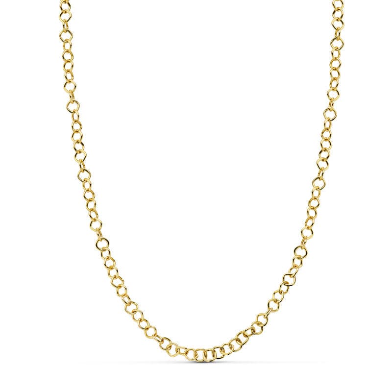 18K GARGANTILLA HUECA 44CM