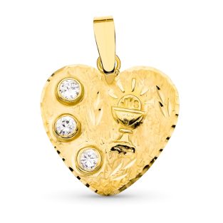 18K COLGANTE ORO AMARILLO CALIZ. 23X22 MM