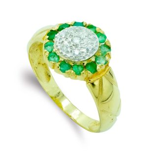 18K SORTIJA ORO AMARILLO O PIÑA CIRCONITAS