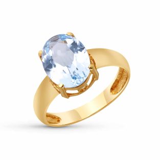 18K SORTIJA ORO AMARILLO PIEDRA