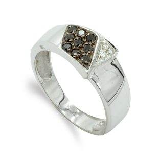 18K SORTIJA ORO BLANCO CIRCONITAS