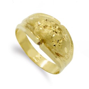 18K SORTIJA ORO AMARILLO LAPIDADOS