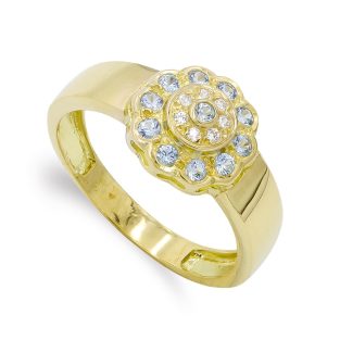 18K SORTIJA ORO AMARILLO CON CIRCONITAS