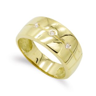 18K SORTIJA ORO AMARILLO CON CIRCONITAS