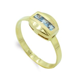 18K SORTIJA ORO AMARILLO COMUNION CON CIRCONITAS