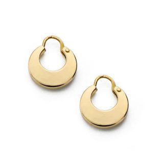 18K AROS MANCHEGAS. 11 MM LISAS.