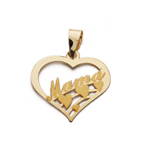 9K COLGANTE ORO AMARILLO MADRE. 18X16 MM