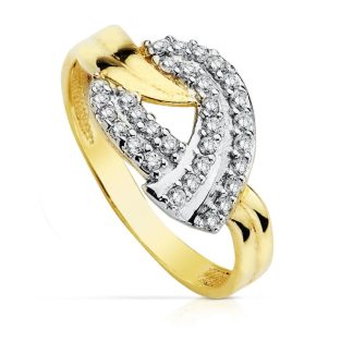 9K SORTIJA BICOLOR CIRCONITAS