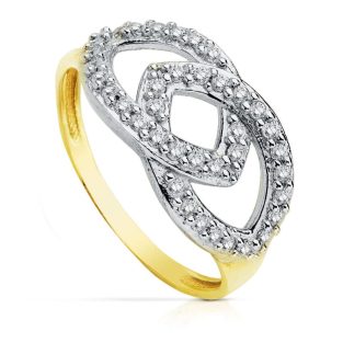 9K SORTIJA BICOLOR CIRCONITAS