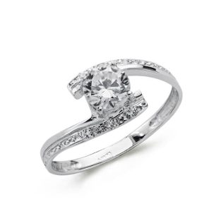 9K SOLITARIO ORO BLANCO CIRCONITAS