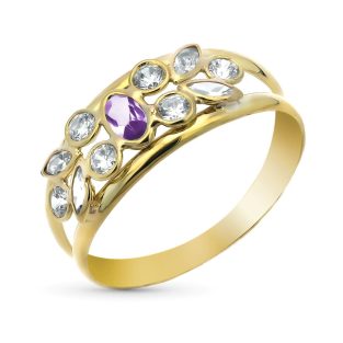 9K SORTIJA ORO AMARILLO AGUAMARINA ANCHO 8 MM