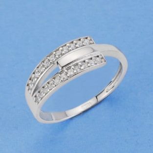 9K SORTIJA ORO BLANCO CIRCONITAS