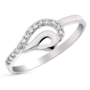 9K SORTIJA ORO BLANCO 14 CIRCONITAS ANCHO TOTAL 8 MM