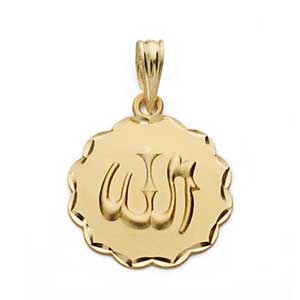 Medallas de Oro de Símbolos Religiosos
